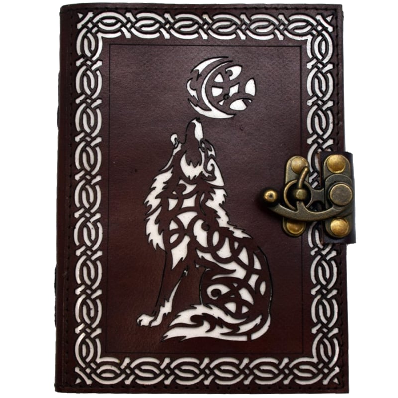 5x7-leather-die-cut-journal-wolf-moon-lock