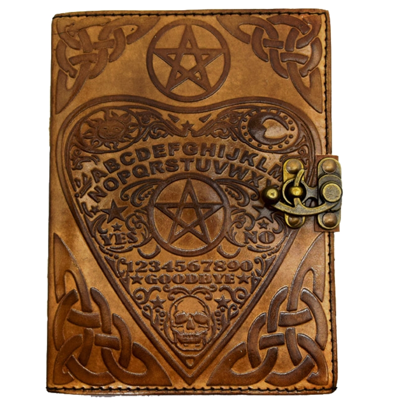 6x8-leather-embossed-journal-spirit-ouiji-board-planchette