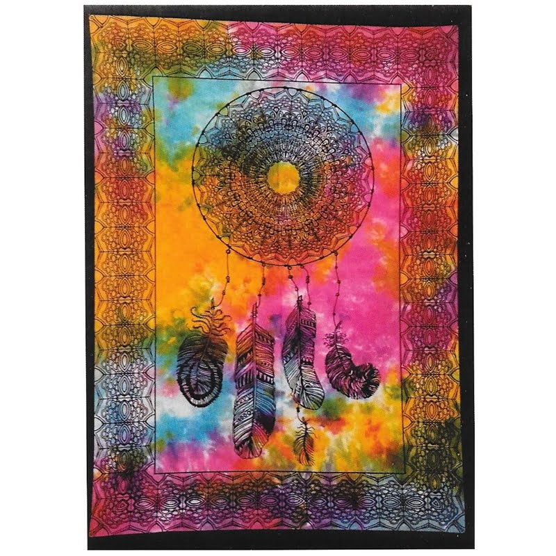 altar-cloth-tapestrry-mulicolour-tie-dye-dream-catcher