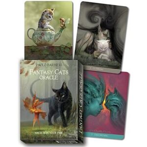 Barbieri Fantasy Cats Oracle Cards and Box