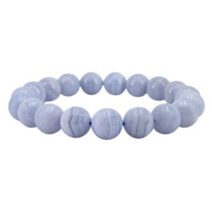 Blue Lace Agate 8mm Stretch Bracelet