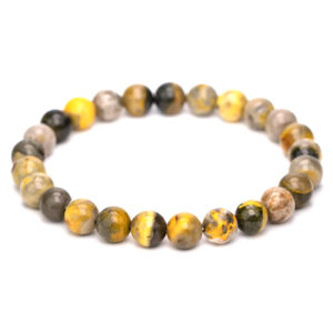 Bumblebee Jasper 8mm Stretch Bracelet