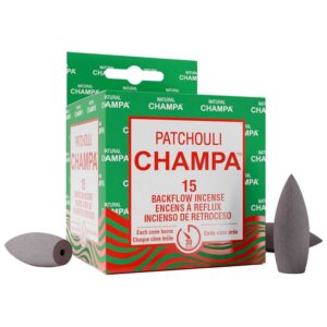 Patchouli Champa Backflow Incense Cones made in Canada The Zen Shop Oshawa Durham Region