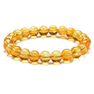 Citrine 8mm Stretch Bracelet
