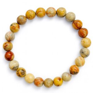 Crazy Lace Agate 8mm Stretch Bracelet