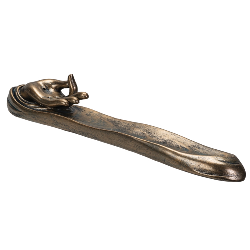 Bronze Mudra Hand Incense Burner The Zen Shop