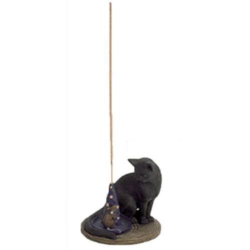 Cat & Mouse Witch Hat Incense Burner Image