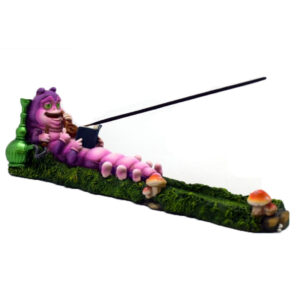 Purple Caterpillar & Hookah Incense Burner Image