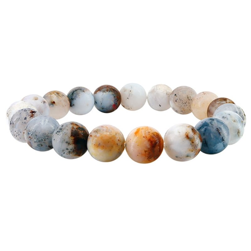 Dendrite Opal 8mm Stretch Bracelet Dendrite Opal 8mm Stretch Bracelet