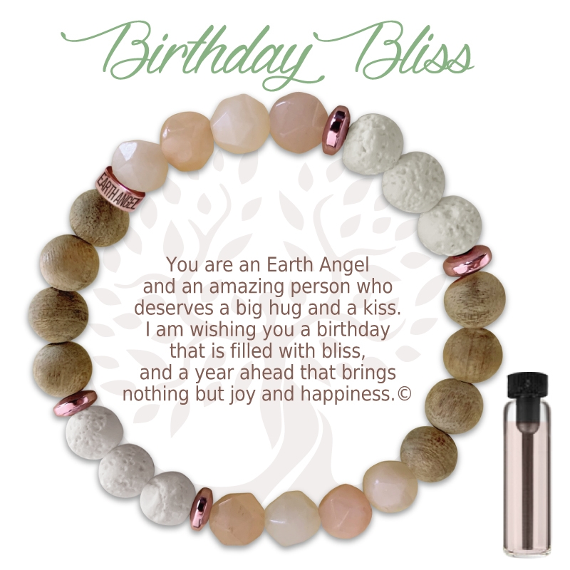 Birthday Bliss Aroma Bracelet Pink Stones Birthday Bliss Aroma Bracelet Pink Stones