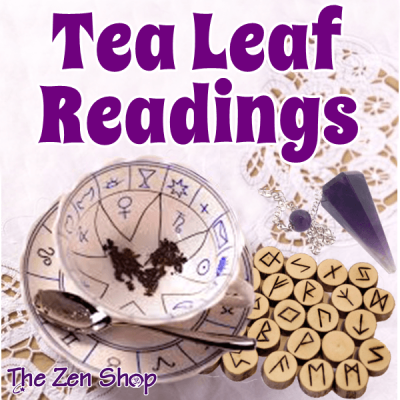 cup with leaves from Tea Leaf Reading