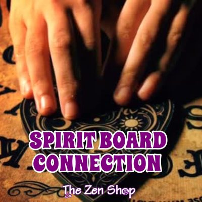 person using planchette for Spirit Board Connection Reading