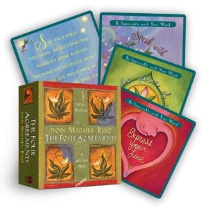 Four Agreements Deck Cards and Box