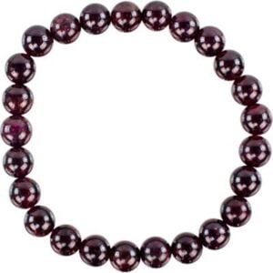 Garnet 8mm Stretch Bracelet