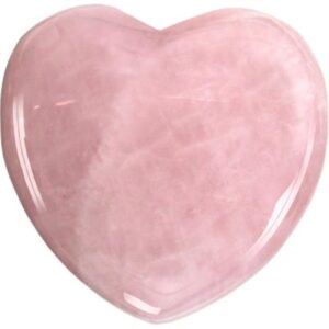 Rose Quartz Puffed Heart Medium stone