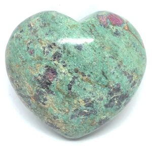 Ruby Fuchsite Puffed Heart Large stone