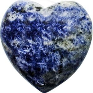 Sodalite Puffed Heart Medium stone