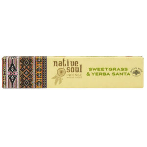 Native Soul Sweetgrass and Yerba Santa incense sticks for cleansing, protection and spiritual rituals at The Zen Shop Oshawa Durham Region