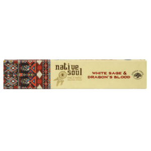 Native Soul White Sage and Dragon’s Blood incense sticks for protection, cleansing and energy amplification at The Zen Shop Oshawa Durham Region