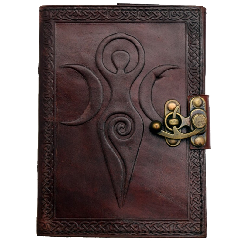 leather-embossed-5x7-journal-goddess-triple-moon-lock