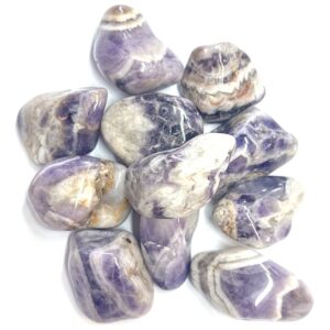 Pile of Chevron Amethyst Pebble sized crystals