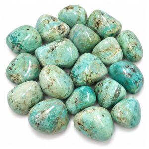 Pile of Peruvian Turquoise Pebble sized crystals