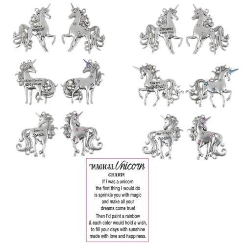 Magical unicorn pocket charm the zen shop