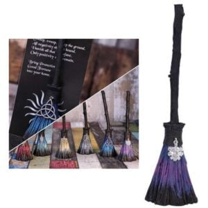 Positive Energy Broom Green Man Carded