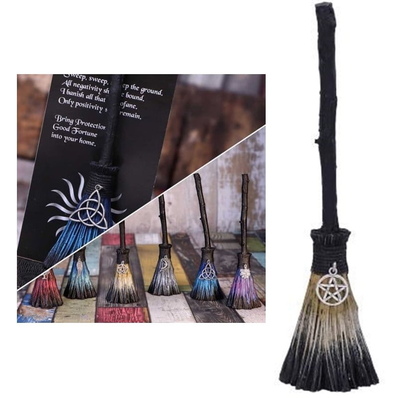 Positive Energy Broom Pentacle Positive Energy Broom Pentacle Carded