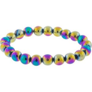 Rainbow Hematite 8mm Bracelet