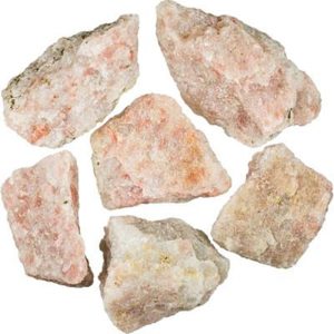 Pile of Rough Sunstone stones