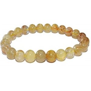 Golden Rutilated Quartz 8mm Stretch Bracelet