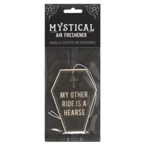 Coffin Air Freshener package