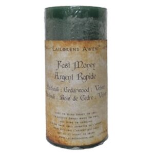 Fast Money Scented Spell Candle