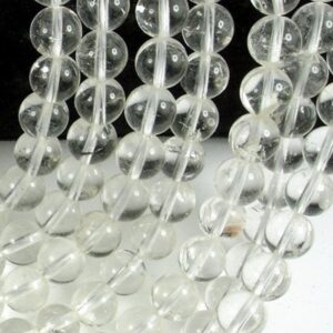 Clear Quartz 8mm Round Beads image