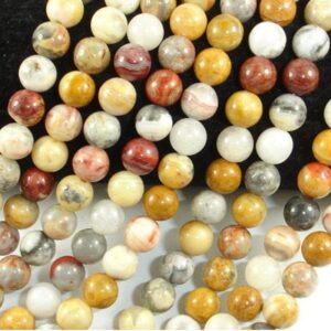Crazy Lace Agate 8mm Round Beads image