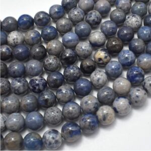 Dumortierite 8mm Round Beads image