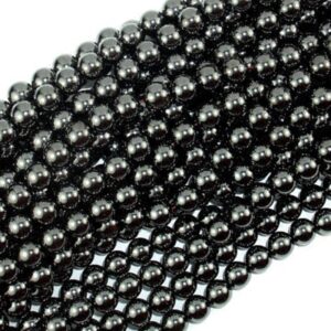 Hematite Magnetic 8mm Round Beads image