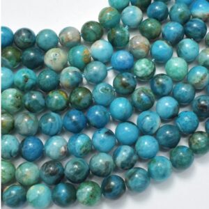 Hemimorphite 8mm Round Beads image