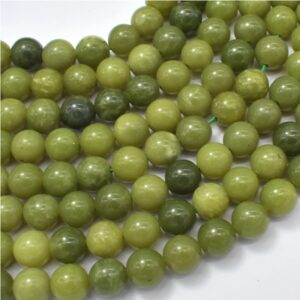 Jade Canadian 8mm Round Beads