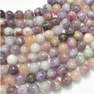 Pink Tourmaline 8mm Round Beads image