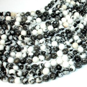 Zebra Japser 8mm Round Beads image