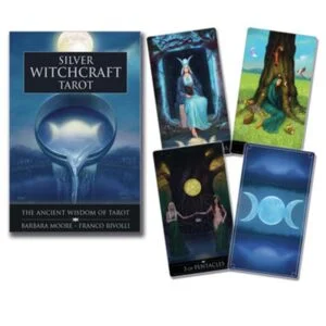 Silver Witchcraft Tarot Kit Cards and Box