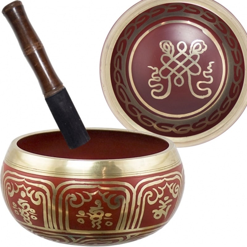 Singing Bowl with Endless Knot Design The Zen Shop