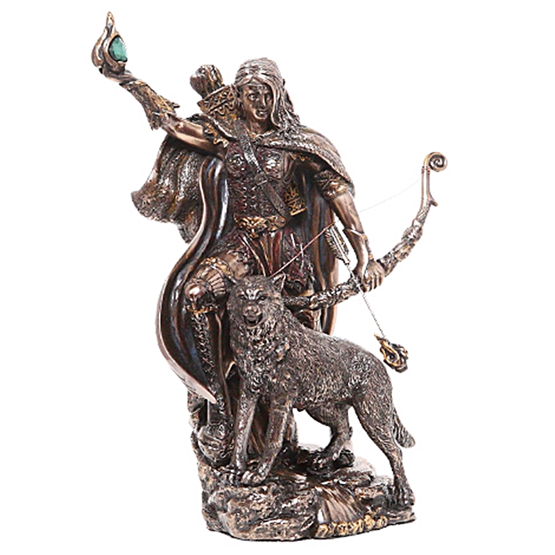 Skadi Bronze Finish Statue Skadi Bronze Finish Statue