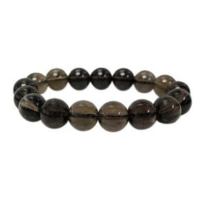 Smoky Quartz 8mm Stretch Bracelet