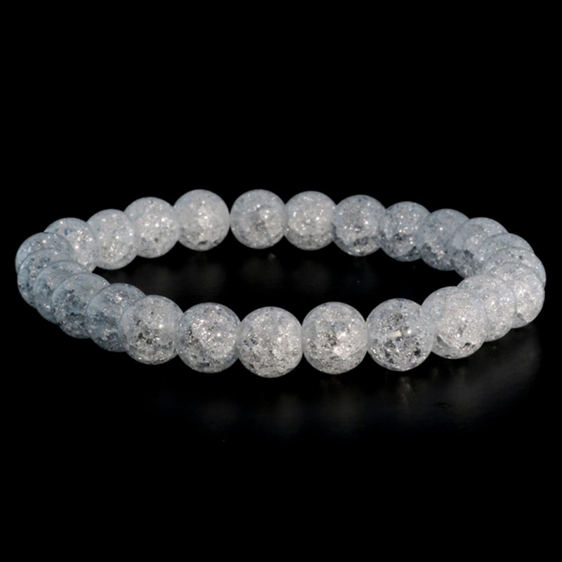 Crackle Quartz 8mm Stretch Bracelet Crackle Quartz 8mm Stretch Bracelet