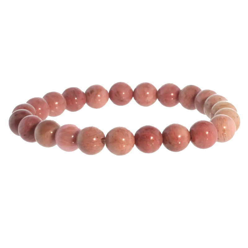 Rhodochrosite 8mm Stretch Bracelet Rhodochrosite 8mm Stretch Bracelet