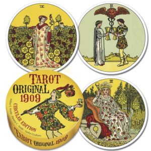 Tarot Original 1909 Circular Deck Box