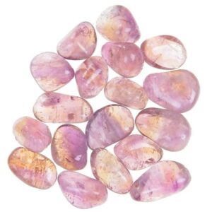 Pile of Tumbled Ametrine stones